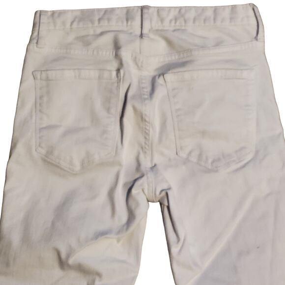 Banana Republic Mid-Rise Skinny Ankle Jean with Raw Hem Size 27 - Picture 8 of 11